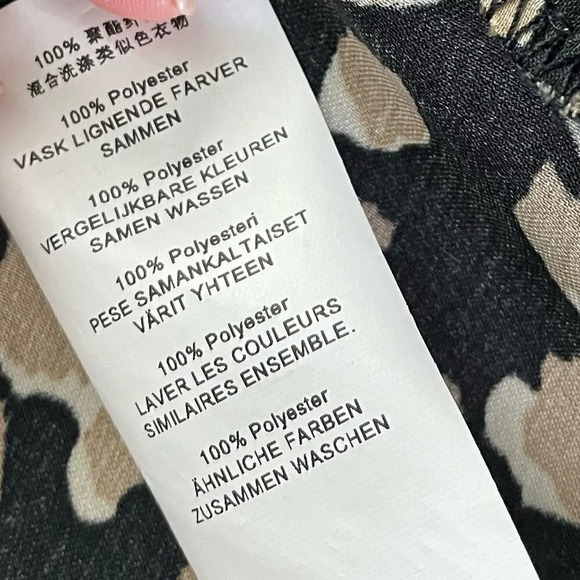 Missguided Women's Animal Print Oversized Satin Shirt - Picture 3 of 7